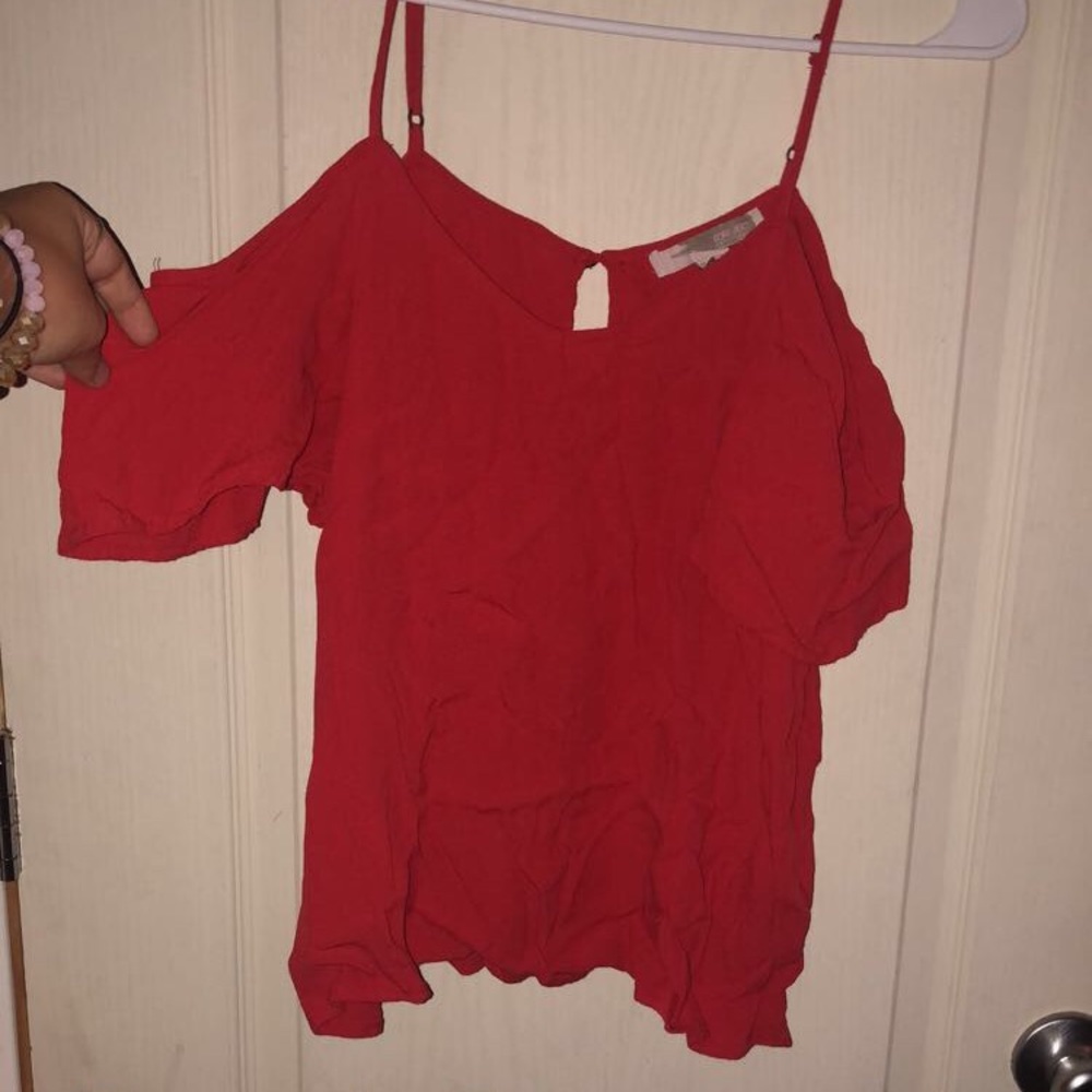 Forever 21 Cold Shoulder Blouse
